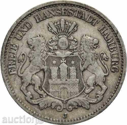 Германия-2 марки 1906 Хамбург