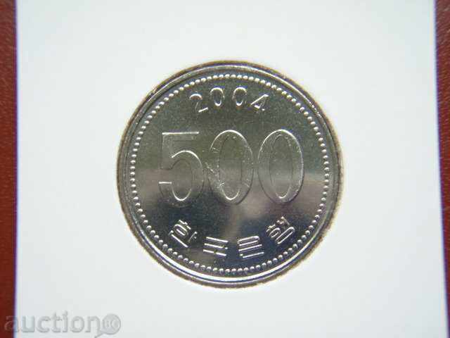 500 Won 2004 Νότια Κορέα (Νότια Κορέα) - Unc
