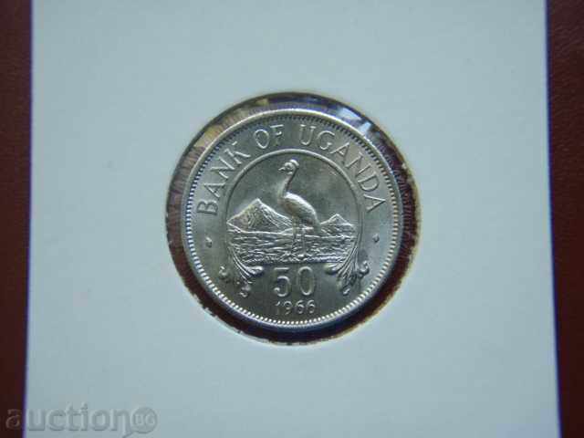 50 Cents 1966 Ουγκάντα (Ουγκάντα) - Unc 50 Cents 1966 Ουγκάντα (Ουγκάντα) - Unc