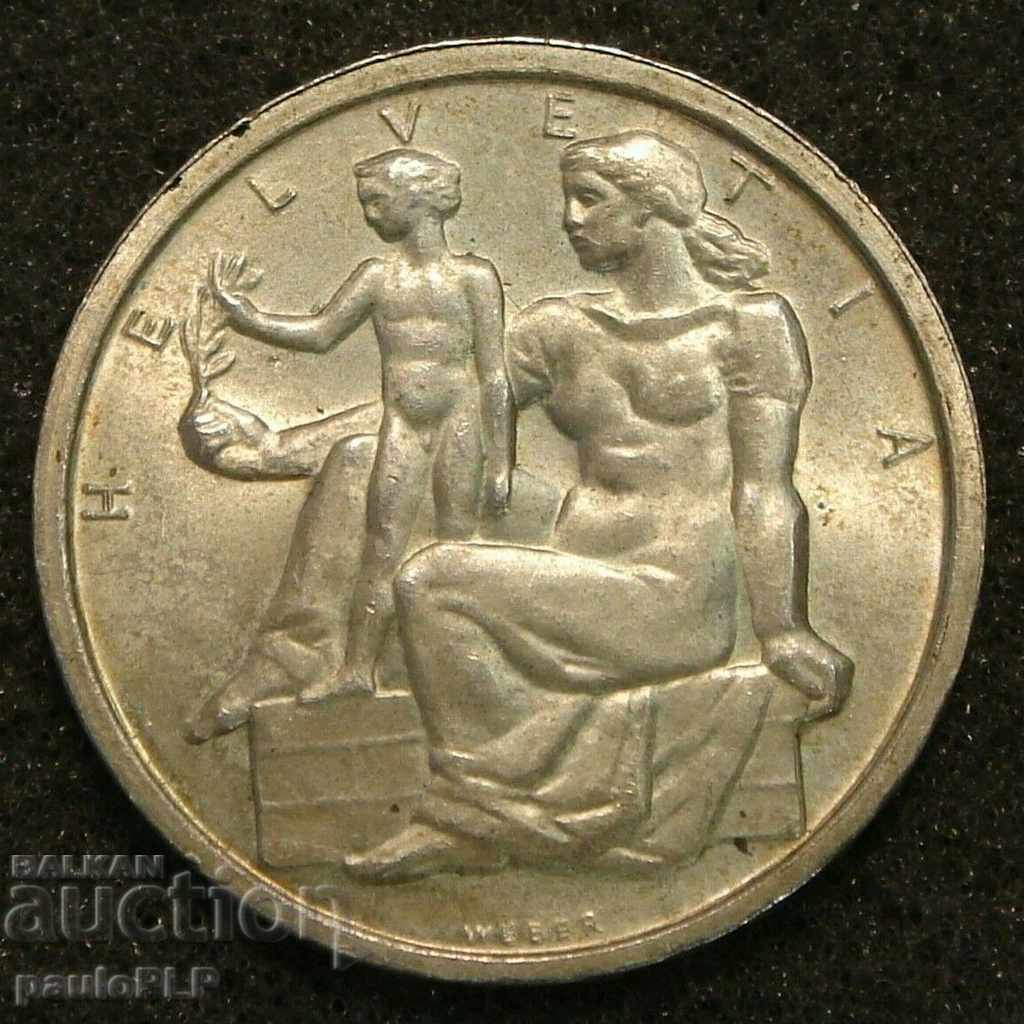 5 FRANCA 1948 SWITZERLAND with price 48.00 BGN | € 24.54 5 FRANCA 1948 SWITZERLAND with price 48.00 BGN | € 24.54