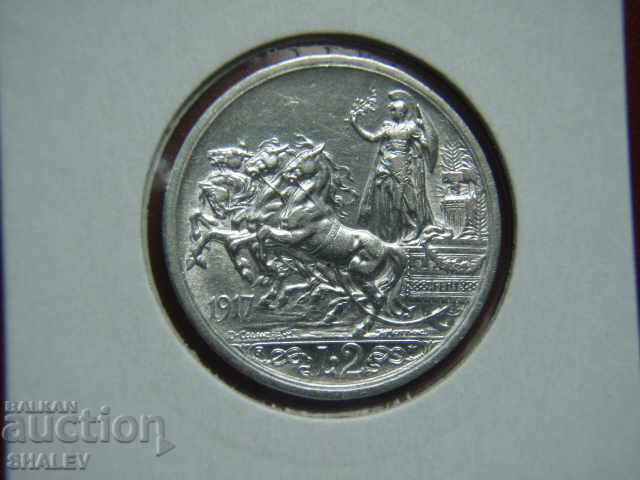 Delivery of 2 Lire 1917 Italy (1) - AU (RARE !!!) Delivery of 2 Lire 1917 Italy (1) - AU (RARE !!!)