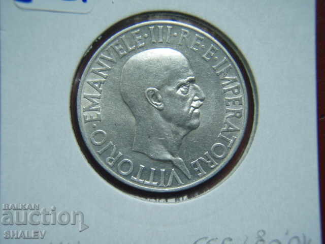 10 Lire 1936 Italy - XF/AU - 7