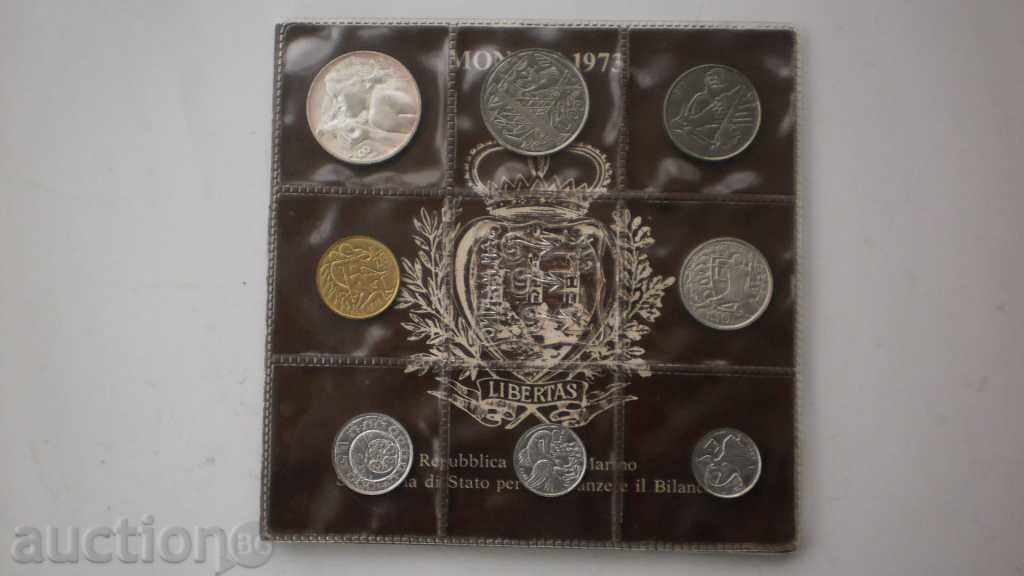 Set de menta de argint SAN MARINO 1973 SAN MARINO cu preț € 33.23 | 64.99 BGN
