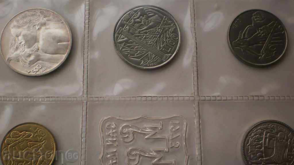 Licitație Set de menta de argint SAN MARINO 1973 SAN MARINO