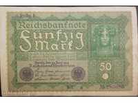 Germania 50 Bill Brands 1919 RR rare