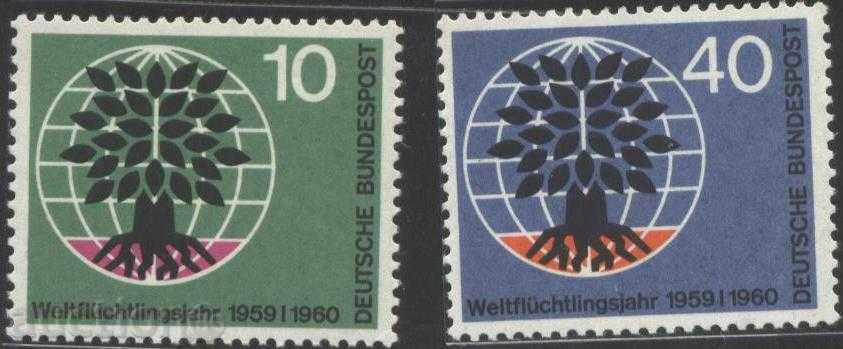 Чисти марки  Дърво 1960  от Германия