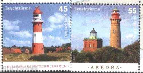 Чисти марки  Морски фарове  2012 от Германия