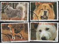 Kleymovani μάρκες Πανίδα σκυλιά 1987 από Σάο Τομέ και Πρίνσιπε