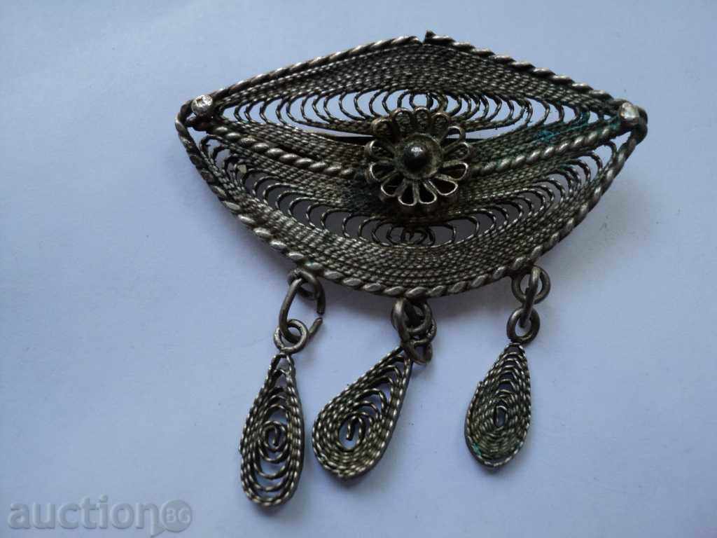 STARO SREBRO BROSHKA FILIGRANE !!!!!!!!!!!!!!!!!!!!!! with price 45.00 BGN | € 23.01 STARO SREBRO BROSHKA FILIGRANE !!!!!!!!!!!!!!!!!!!!!! with price 45.00 BGN | € 23.01