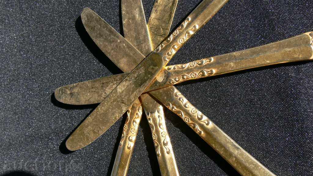 Gold Plated 5pcs STAINLESS STEEL with price 30.00 BGN | € 15.34 Gold Plated 5pcs STAINLESS STEEL with price 30.00 BGN | € 15.34