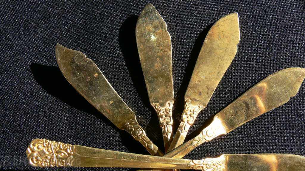 Gold Plated 5pcs STAINLESS STEEL with price 30.00 BGN | € 15.34 Gold Plated 5pcs STAINLESS STEEL with price 30.00 BGN | € 15.34