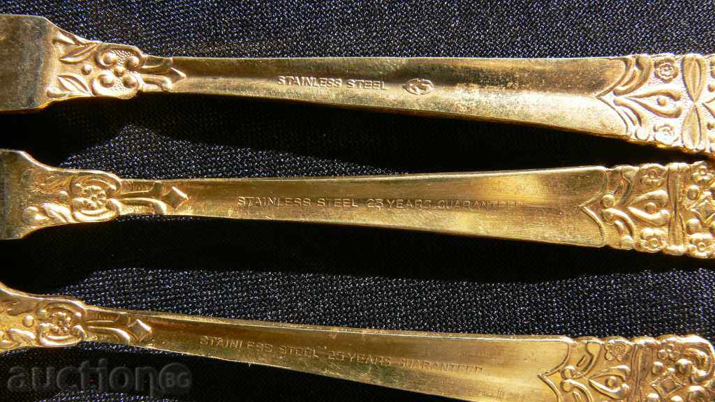 Delivery of Gold Plated 5pcs STAINLESS STEEL Delivery of Gold Plated 5pcs STAINLESS STEEL