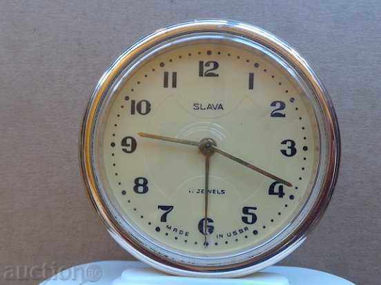 Επιτραπέζιο ρολόι "GLORY", ξυπνητήρι - ΕΣΣΔ, ΕΡΓΑ