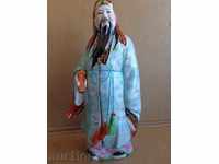 Figura chineză Emperor, porțelan, figurină, Beg secolului XX