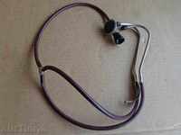 An old stethoscope headset of a pediatrician cardiologist