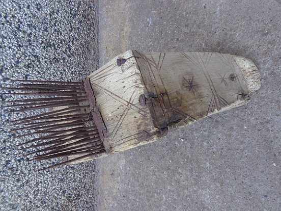 Old dakar, who was a primitive woodcut - 6