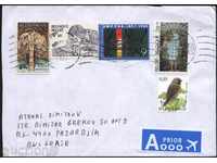 Ταξίδεψα φάκελο με γραμματόσημα από το Βέλγιο