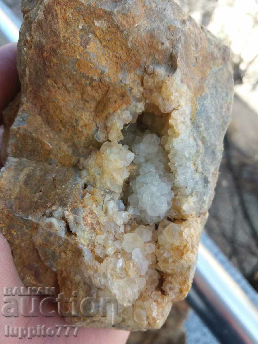 quartz druza - citrine and others - 5 quartz druza - citrine and others - 5