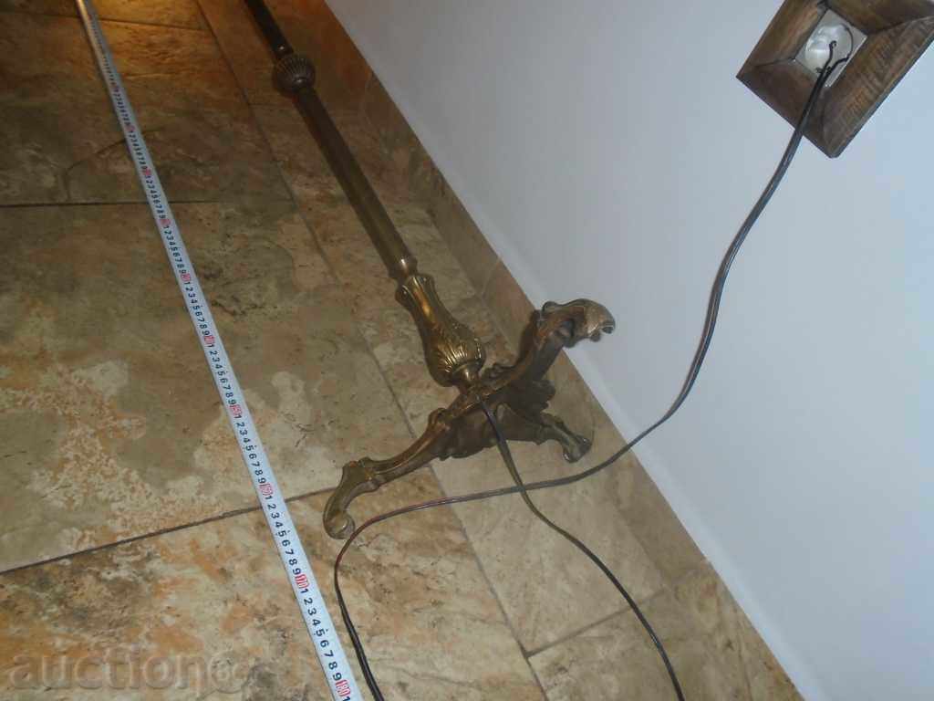 Όμορφη παλαιά BRONZE / BRASS LAMP HIGH - Nouveau με τιμή € 259.99 | 508.50 BGN