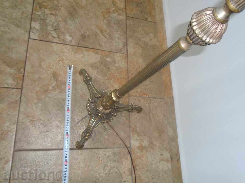 Δημοπρασία Όμορφη παλαιά BRONZE / BRASS LAMP HIGH - Nouveau