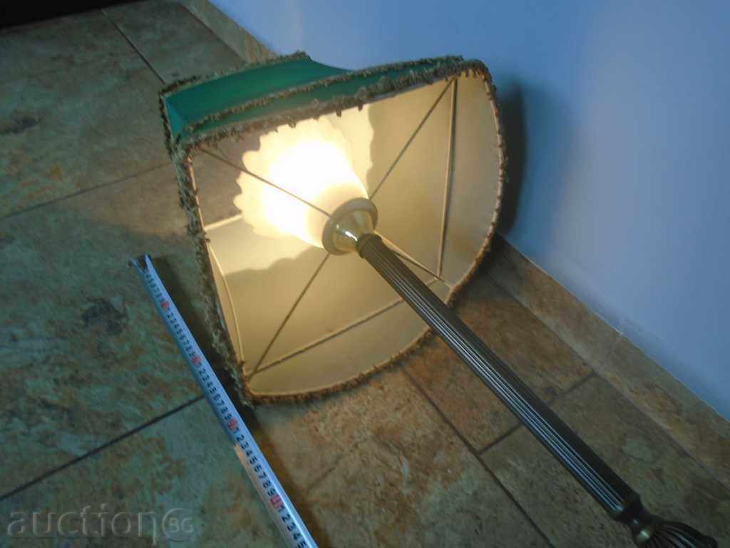Παράδοση Όμορφη παλαιά BRONZE / BRASS LAMP HIGH - Nouveau