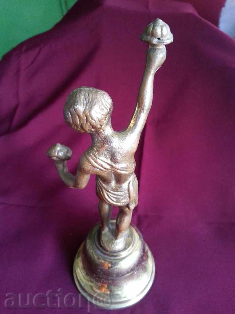 Unique Old Bronze Statue Figure Boy with price 95.00 BGN | € 48.57
