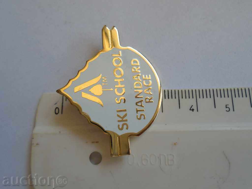 BADGE - SKI SCHOOL STANDARD RACE - 5 BADGE - SKI SCHOOL STANDARD RACE - 5