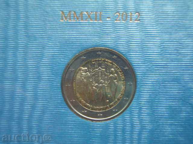 2 Euro 2012 Vaticana "MONDIALE DELLE FAMIGLIE" /Vatican/ with price 119.89 BGN | € 61.30 2 Euro 2012 Vaticana "MONDIALE DELLE FAMIGLIE" /Vatican/ with price 119.89 BGN | € 61.30