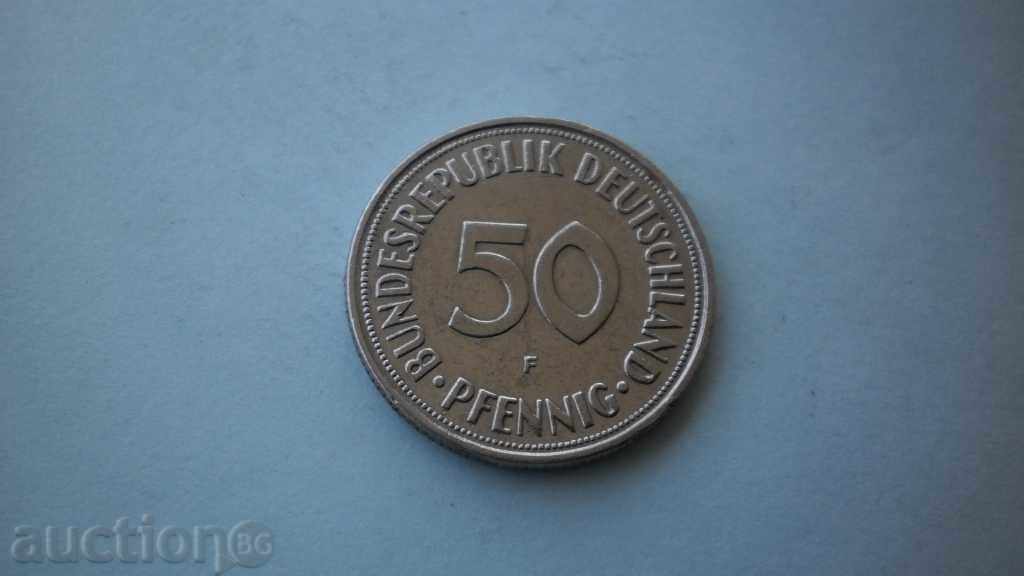 50 Pfeniga 1950 F Γερμανία