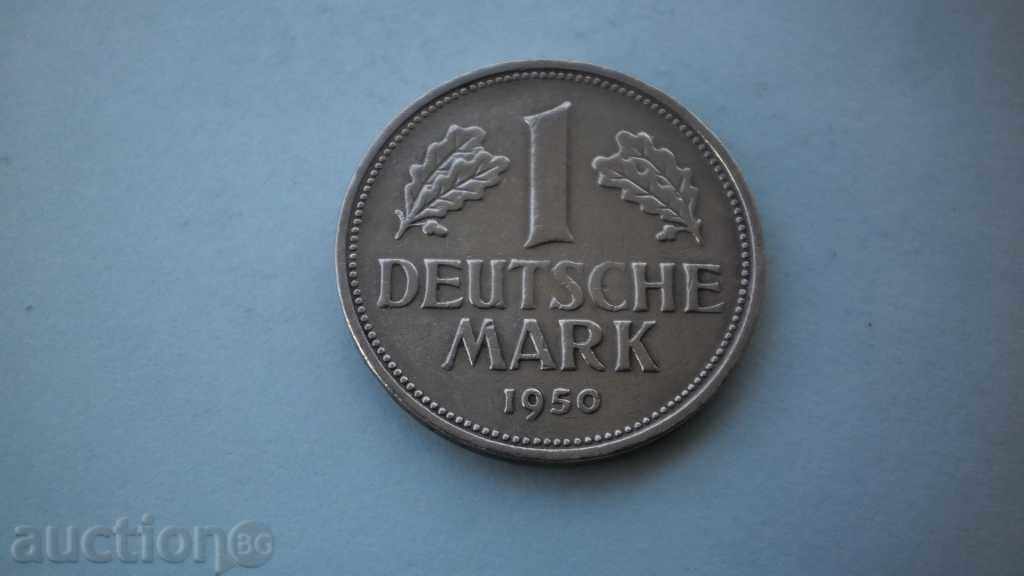 1  Марка  1950  J  Германия