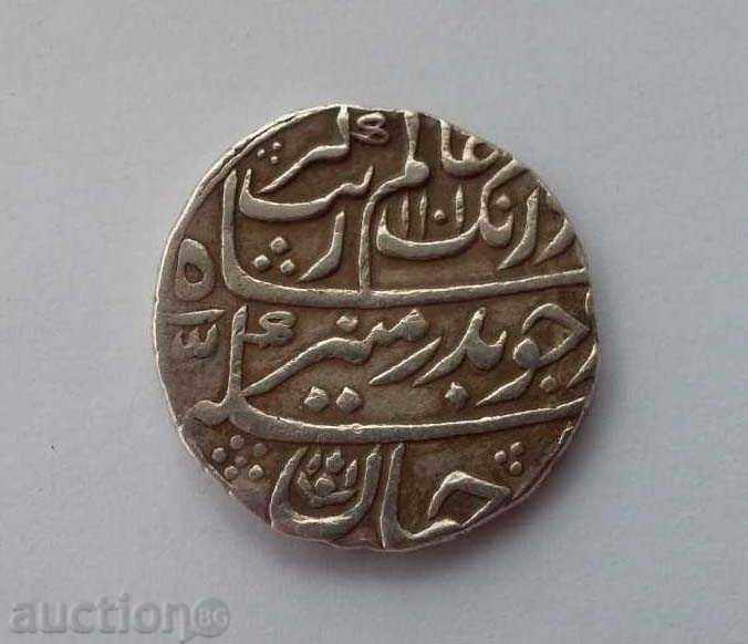 Турция  Могулска Империя 1 Рупия 1101 Рядка Монета