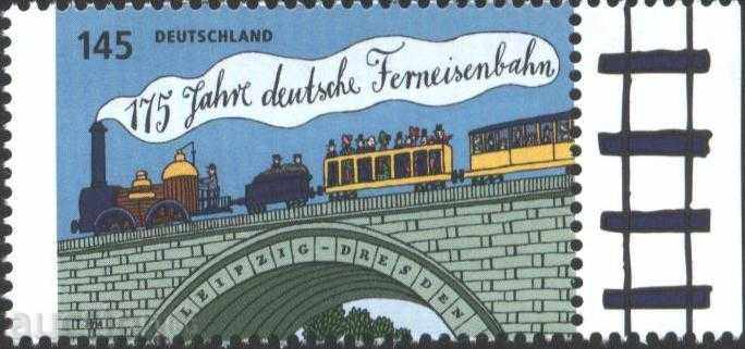 Чиста марка ЖП Лайпциг - Дрезден, Влак, Мост  от Германия