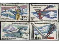 Чисти марки  Спорт  Ски шампионат  1970  от Чехословакия