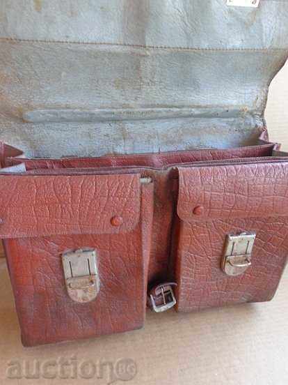 Delivery of Old leather bag, wallet, suitcase early twentieth century Delivery of Old leather bag, wallet, suitcase early twentieth century