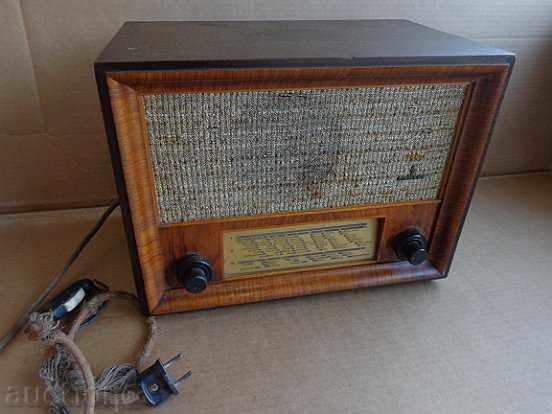 Старо немско радио СИМЕНС отличен вид, радиоапарат, лампа