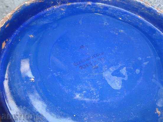 Soca period enamel bucket, enamel vessel, basin - 6