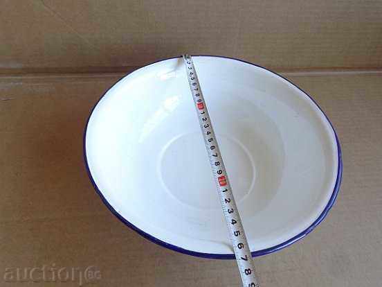 Delivery of Enameled bowl basin with enamel from the mouth of the Bulgarian People's Republic