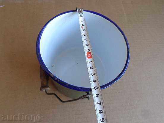 Παράδοση Εμαγιέ τσαγιέρα σοσιαλιστικής εποχής, εμαγιέ δοχείο, λεκάνη Παράδοση Εμαγιέ τσαγιέρα σοσιαλιστικής εποχής, εμαγιέ δοχείο, λεκάνη