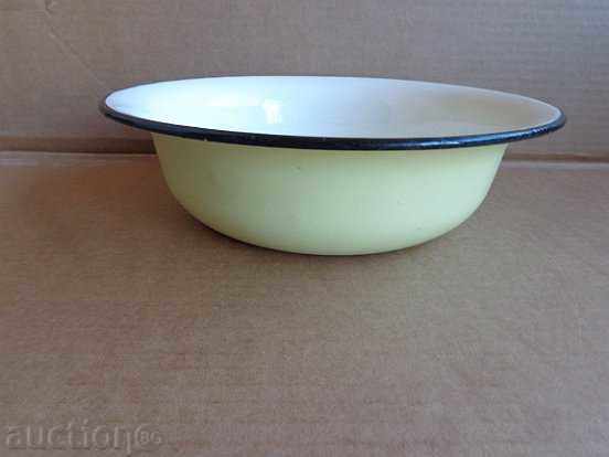 Enameled bowl of juice, enameled bowl, basin with price 27.00 BGN | € 13.80