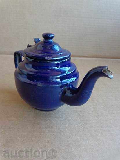 Enamel Teapot Kingdom Bulgaria court with enamel service with price 37.00 BGN | € 18.92 Enamel Teapot Kingdom Bulgaria court with enamel service with price 37.00 BGN | € 18.92