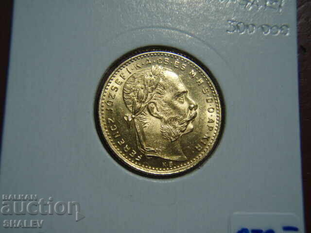 20 Franci / 8 Forinți 1883 Ungaria - AU/Unc (aur) - 6