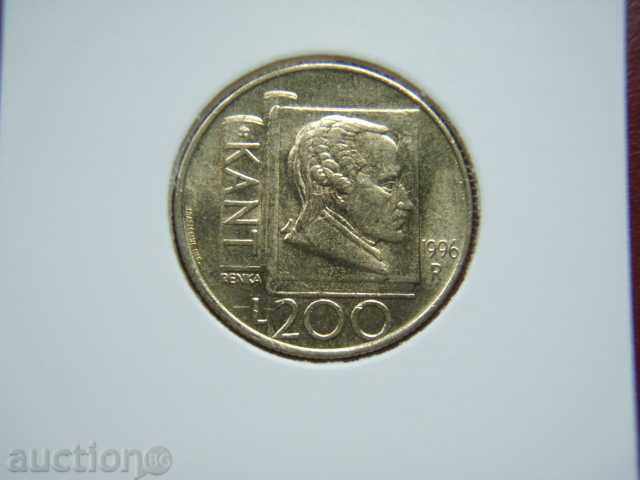 200 Lire 1996 San Marino - XF