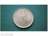 Germania III Reich 50 Pfennig 1939 E RRRR UNC