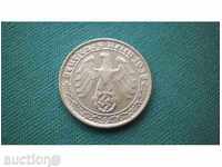 Germany III Reich 50 Pfennig 1938 E RRRR UNC