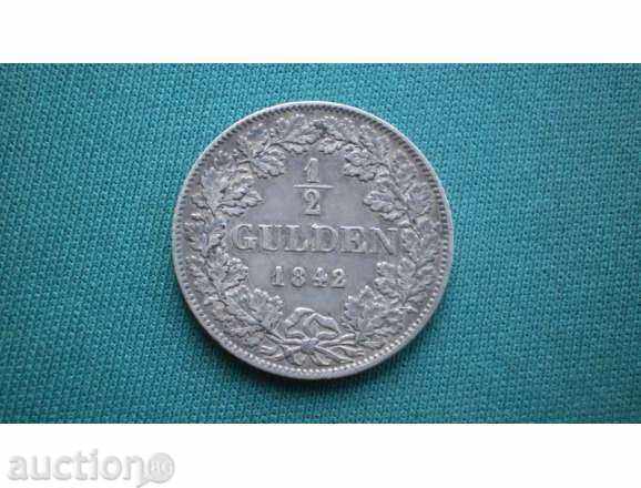 Bayern ½ gulden 1842 RRR