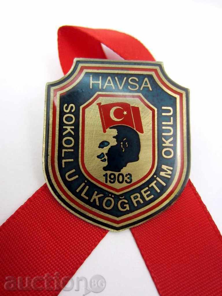 ATATÜRK SCHOOL-TURKEY-EDRIN-RARE MARK - 5 ATATÜRK SCHOOL-TURKEY-EDRIN-RARE MARK - 5