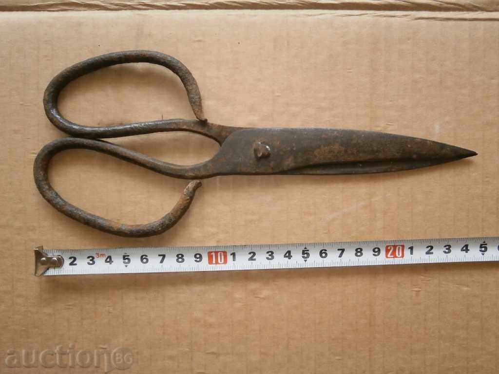 old forged scissors - 5 old forged scissors - 5