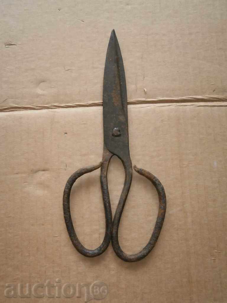 old forged scissors