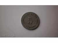 5 pfennig 1894 Α Γερμανία