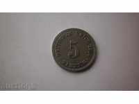 5 pfennig 1906 A Germania